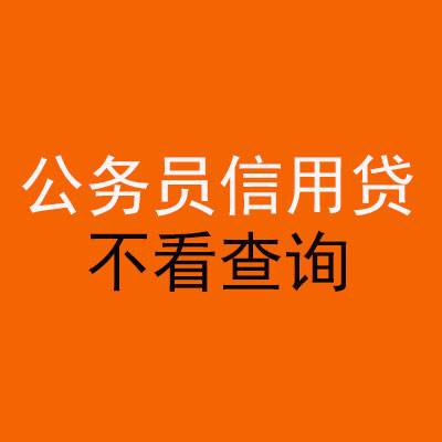 淮南公务员信用贷款